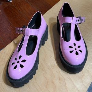LaModa Petal Blossom Flower Mary Janes
